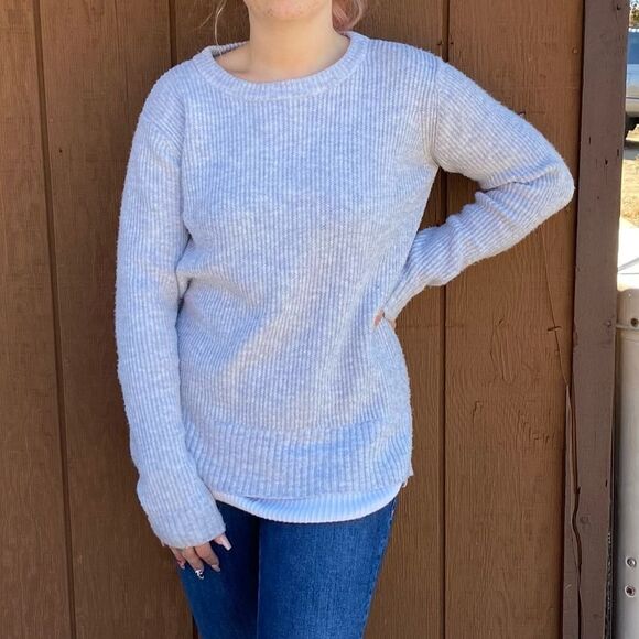 UNIF x Urban Outfitters Cozy Double Layer Fall Sweater - Picture 2 of 8